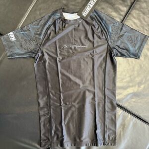Tatami Black and Blue Rashguard Size Medium